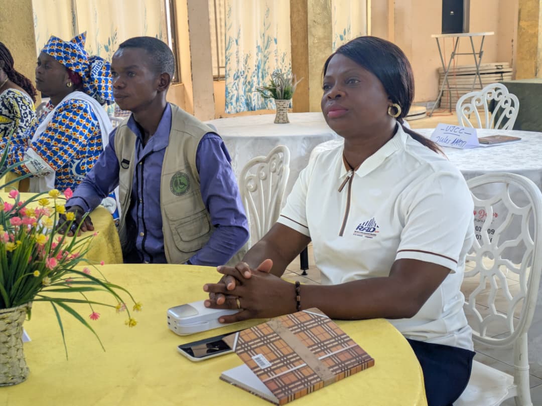 Représentante du RAD ASBL participant au colloque Femmes, Paix et Sécurité à Bunia